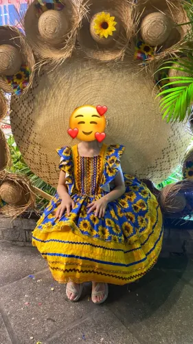 Vestido de Quadrilha 9/10 anos 