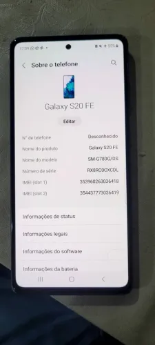 Celular Galaxy S20FE SnapDragon 128/6