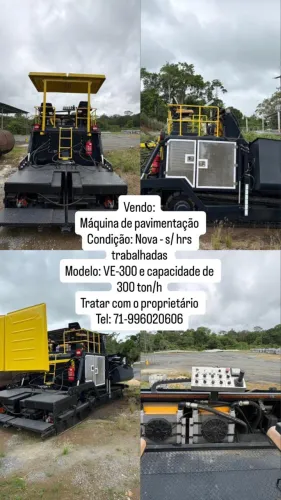 Máquina de pavimentação Nova - VE300 