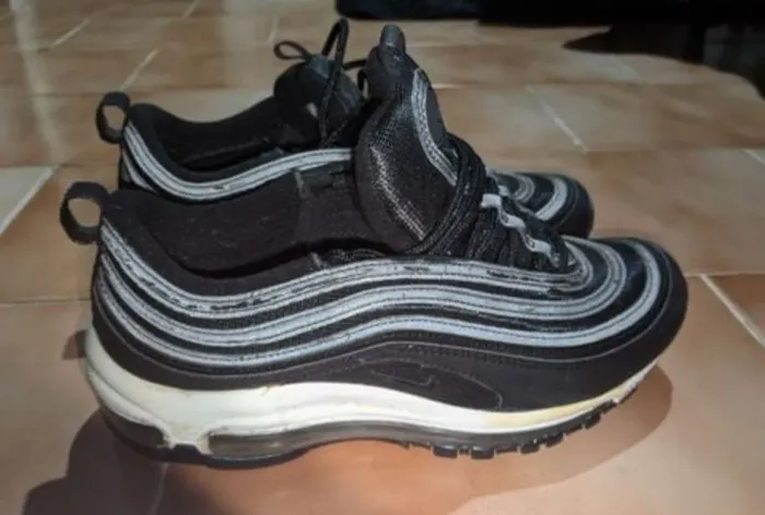 tênis nike air max 97 preto refletivo 38 original 
