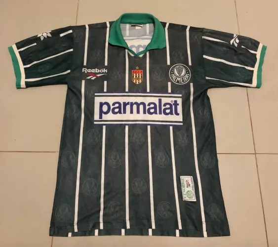 Camisa Palmeiras 1996 original da época - Patch campeão paulista(ataque de 100 gols)