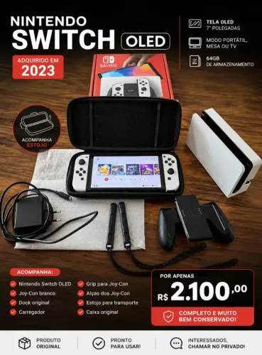 Nintendo Switch OLED usado