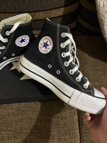 ALL STAR CHUCK TAYLOR LIFT CANVAS PRETO Nº 34