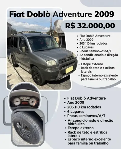 Fiat Doblo Adv/adv Tryon/locker 1.8 Flex 2009