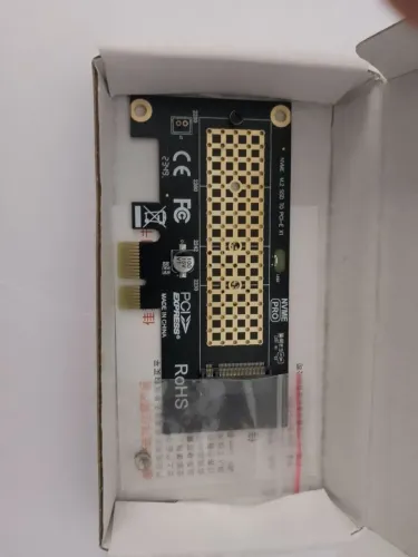 Placa adaptadora Nvme m.2 para pci-E x1