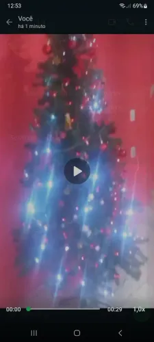 Vendo árvore de Natal 2m10