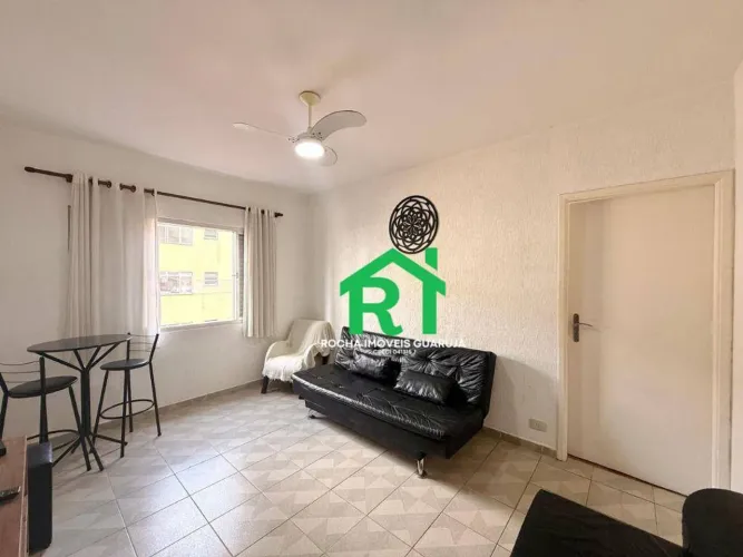 Apartamento com 1 quarto e 1 vaga à venda, em Jardim Astúrias, Guarujá