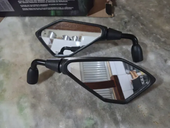 Retrovisor Gvs Kawasaki Z400 Rebaixado 90 Honda Convexo