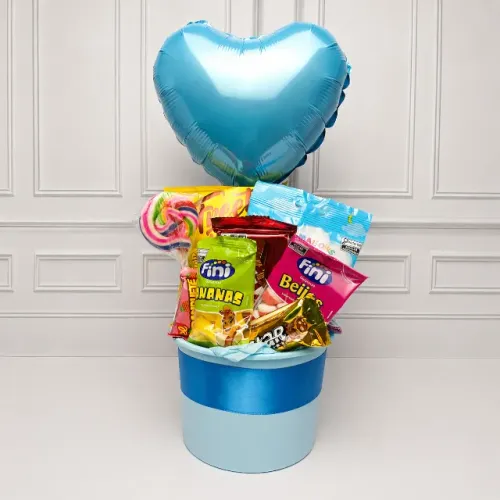 kit cesta Presente Infantil Criança Feliz Menino