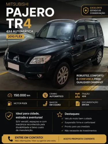 Mitsubishi Pajero TR4 2.0/ 2.0 Flex 16V 4X4 Aut. 2010