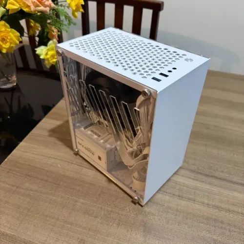 PC Gamer Mini ITX | Ryzen 5 5500 + RX 6600 8GB + 16GB RAM + SSD NVMe