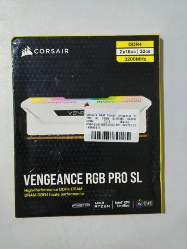 Memória RAM Corsair Vengeance RGB Pro SL 2x16GB 3200MHz CL16