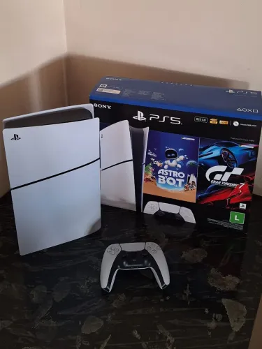 Ps5 Slim sem nenhum detalhe, 10 meses de uso.