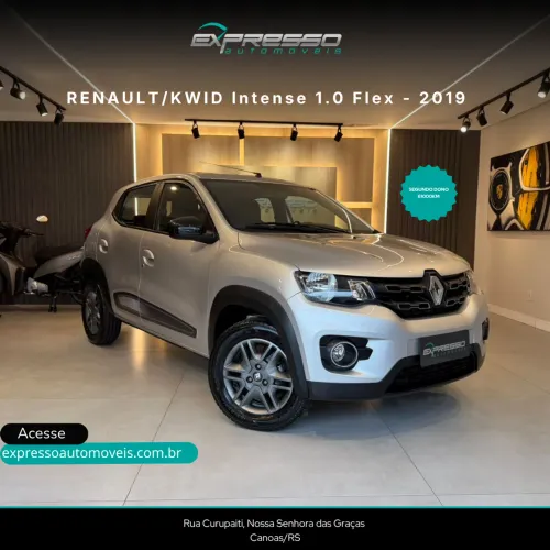 Renault Kwid Intense 1.0 Flex 12V 5P Mec. 2019
