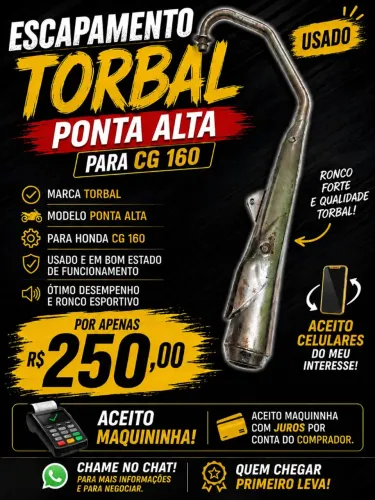 Escapamento torbal