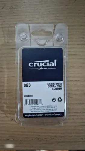 Memória Crucial DDR4 8GB 2666MHz para Notebook