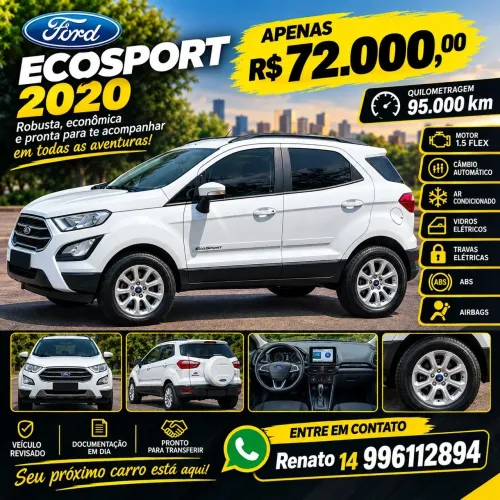 Ford Ecosport SE 1.5 12V Flex 5P Aut. 2021