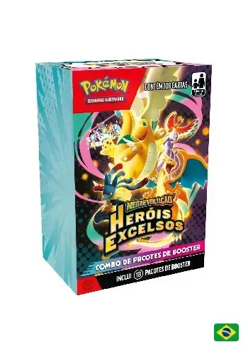 10x Combo de booster Heróis Excelsos Novo