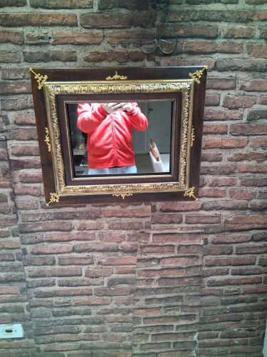 Espelho madeira noder 48x58