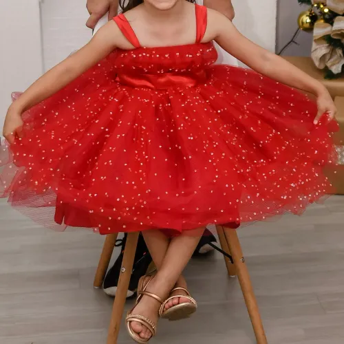 Vestido para festa infantil
