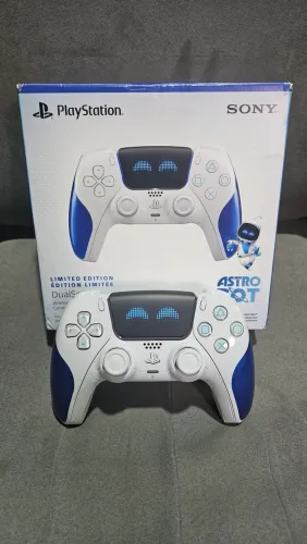 Controle dualsense ps5 astrobot novo caixa aberta