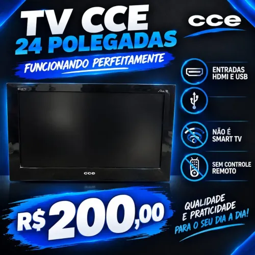 Tv 24 polegadas falta controle!
