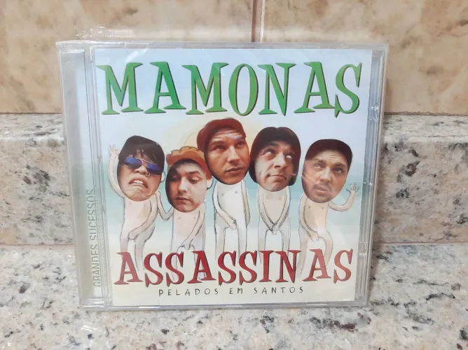 Cd original Mamonas assassinas pelados em Santos lacrado!