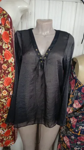 Blusa transparente Whimsigoth