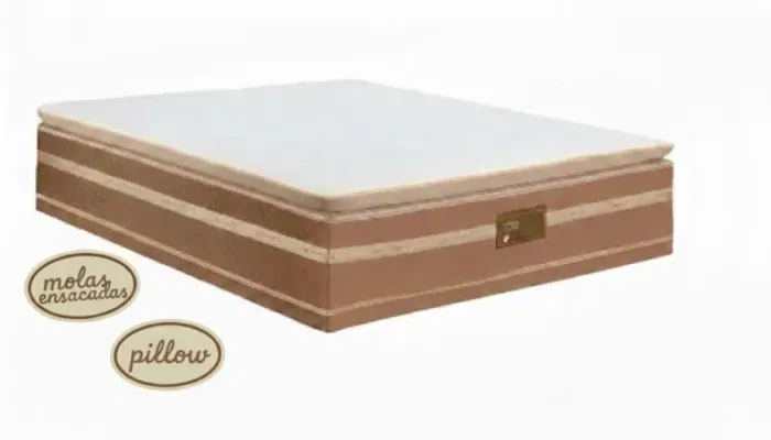 Colchão Casal com Molas Ensacadas Com Pillow Prime Plus 138x188x32