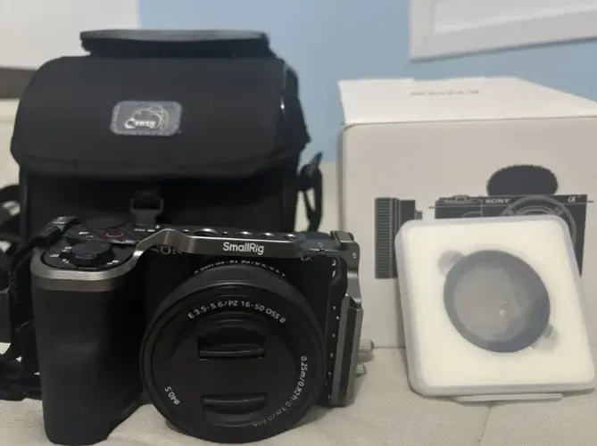 Câmera Sony Zv-e10 Ii Mark 2 + Lente Kit + Cage + Filtro Nd (Usado)