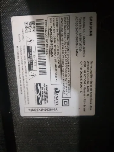 Tv smart Samsung 50 polegadas com defeito 