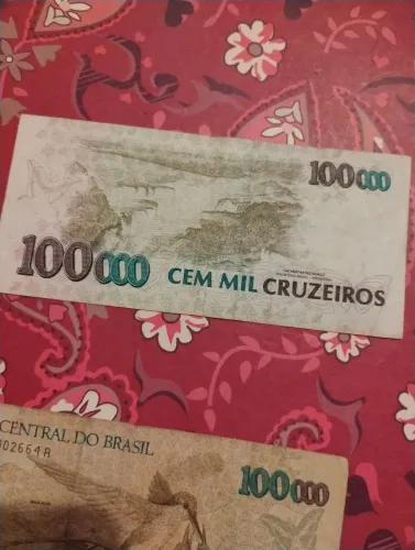 Cédula 100 mil cruzeiros