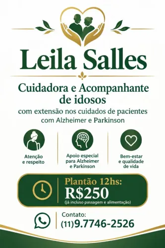 Cuidadora e acompanhante de idosos