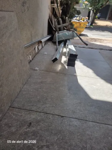 Estrutura galvanizada para telhado