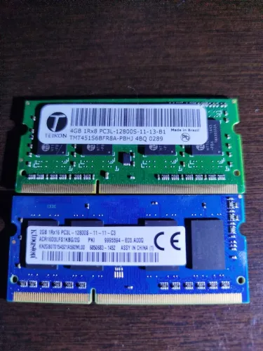 Memória Ram 6gb ddr3l Notebook
