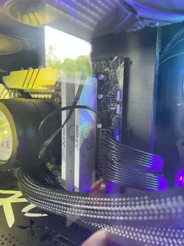 Memória ram branca ddr5 Juhor 6000mhz 16gb 16x1