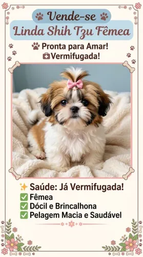 Vendo shih Tzu fêmea 
