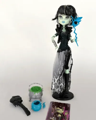 Boneca Monster High Frankie Stein Halloween Ghouls Rule - (completa)