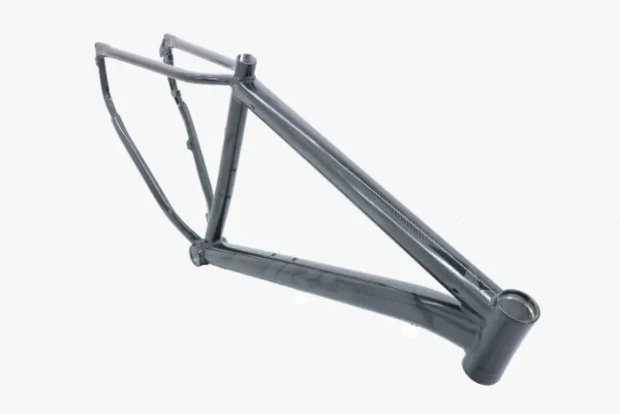 Quadro Mtb Bike First Shelby 29 aluminio grafite com preto brilho 15.5