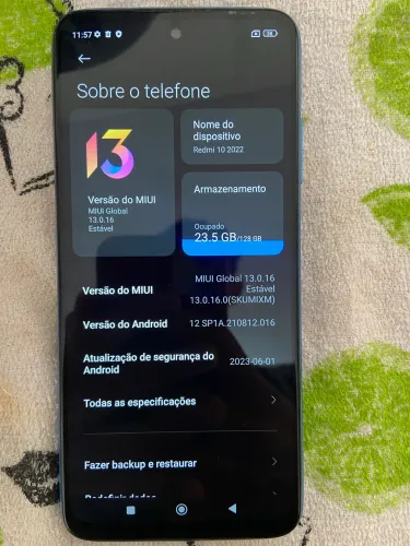 Celular redmi not 10