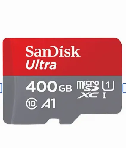 Cartão de memória Ultra microSDXC de 400 GB - 120 MB/s, C10, U1, Full HD, A1