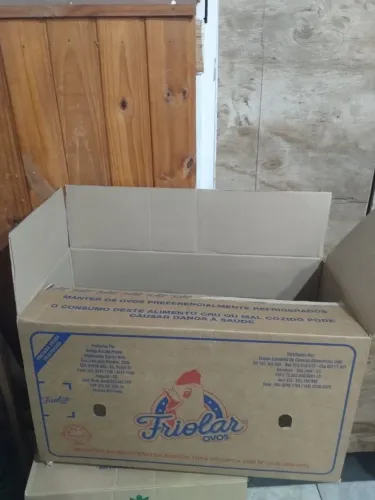 Caixa de papelão R$ 3,50 resistente para mudança e outros