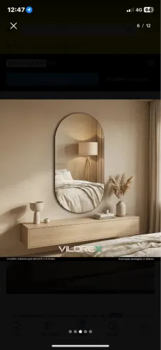 Espelho de parede vildrex veneza