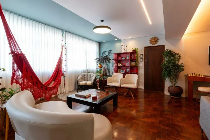 Apartamento à venda, 4 quartos, 2 suítes, 2 vagas, Lourdes - Belo Horizonte/MG