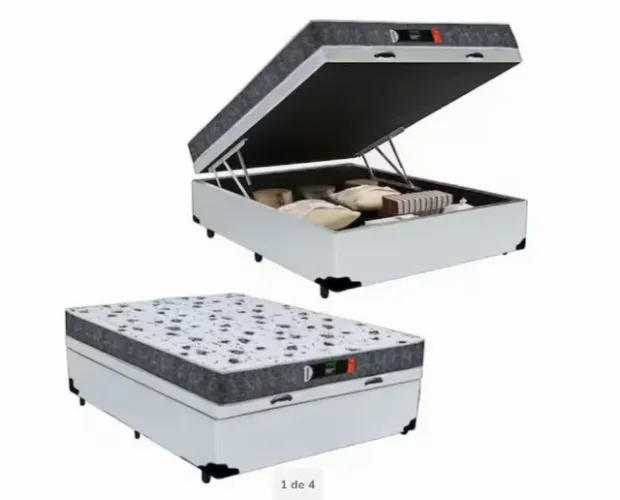Cama de casal baú