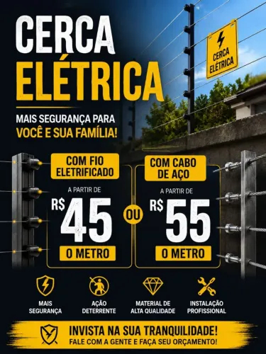 Cerca elétrica perimetral