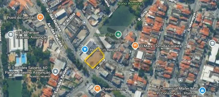 Terreno Comercial para locação no bairro Parque Capuava em Santo André - SP.