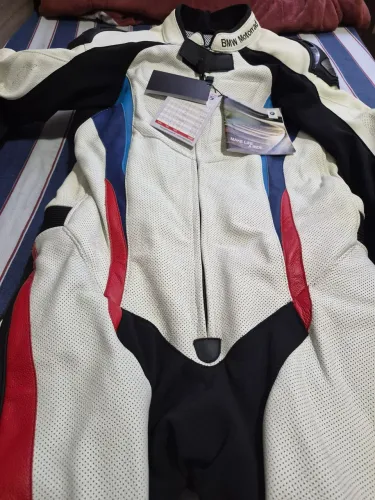 Macacão RacePro M bmw motorrad Moto Motociclista couro