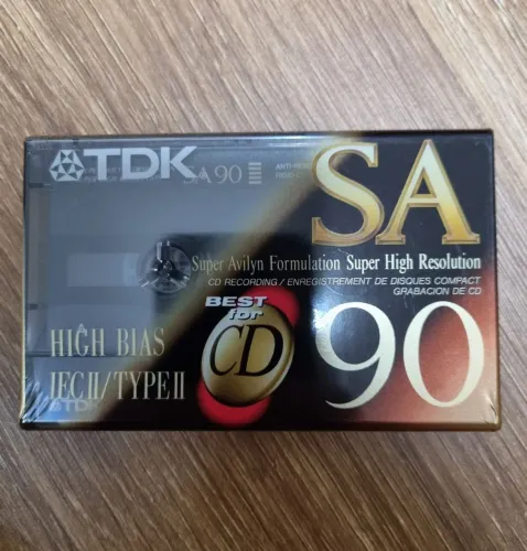 Fita k7 cassete TDK SA 90