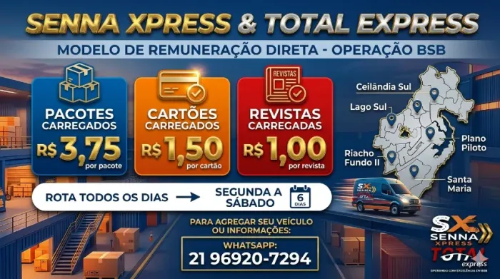 Agregamos Motoristas (BSB) - Operação Total Express